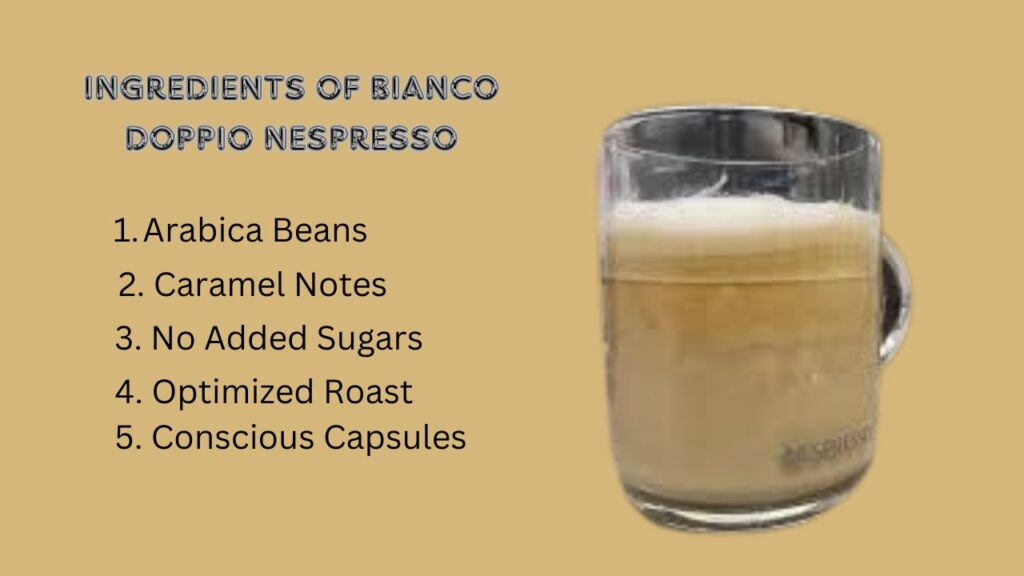 ingredients and nutritional facts in Bianco Doppio