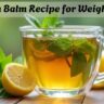 Lemon Balm Recipe for Weight Loss